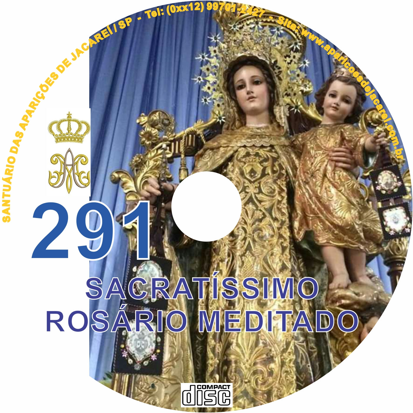 CD Rosário Meditado 291 CD Rosário Meditado 291